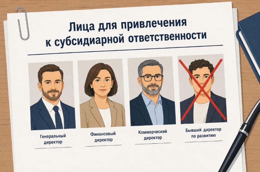 Лица для привлечения к субсидиарной ответственности